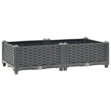 vidaXL Ζαρντινιέρα 80 x 40 x 23 εκ. από Πολυπροπυλένιο