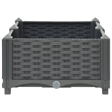 vidaXL Ζαρντινιέρα 80 x 40 x 23 εκ. από Πολυπροπυλένιο
