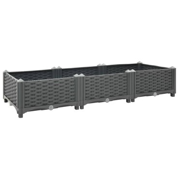 vidaXL Ζαρντινιέρα 120 x 40 x 23 εκ. από Πολυπροπυλένιο