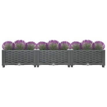 vidaXL Ζαρντινιέρα 120 x 40 x 23 εκ. από Πολυπροπυλένιο