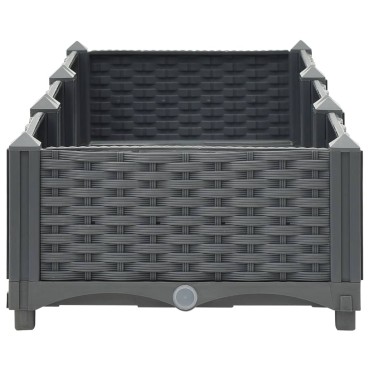 vidaXL Ζαρντινιέρα 120 x 40 x 23 εκ. από Πολυπροπυλένιο