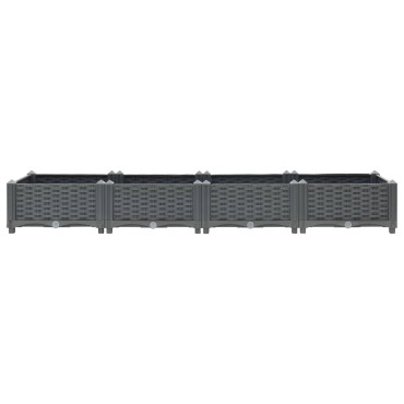 vidaXL Ζαρντινιέρα 160 x 40 x 23 εκ. από Πολυπροπυλένιο