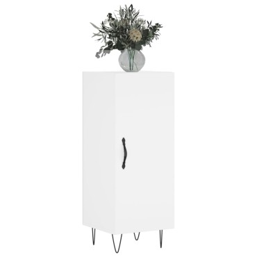 vidaXL Ντουλάπι Λευκό 34,5x34x90cm από Επεξεργασμένο Ξύλο 1 τεμ.