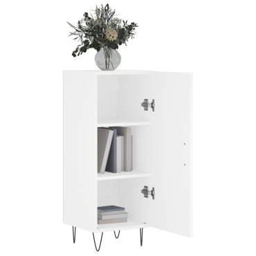 vidaXL Ντουλάπι Λευκό 34,5x34x90cm από Επεξεργασμένο Ξύλο 1 τεμ.