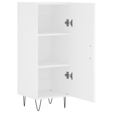 vidaXL Ντουλάπι Λευκό 34,5x34x90cm από Επεξεργασμένο Ξύλο 1 τεμ.