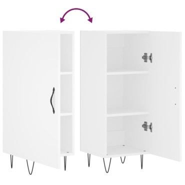 vidaXL Ντουλάπι Λευκό 34,5x34x90cm από Επεξεργασμένο Ξύλο 1 τεμ.