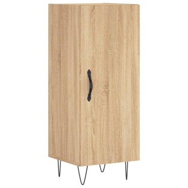vidaXL Ντουλάπι Sonoma Δρυς 34,5x34x90cm από Επεξεργασμένο Ξύλο 1 τεμ.