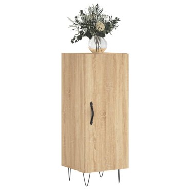 vidaXL Ντουλάπι Sonoma Δρυς 34,5x34x90cm από Επεξεργασμένο Ξύλο 1 τεμ.