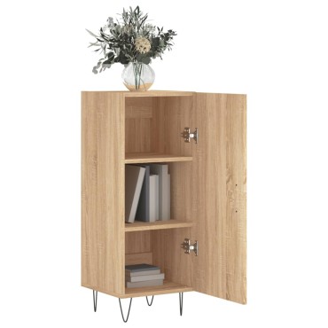 vidaXL Ντουλάπι Sonoma Δρυς 34,5x34x90cm από Επεξεργασμένο Ξύλο 1 τεμ.