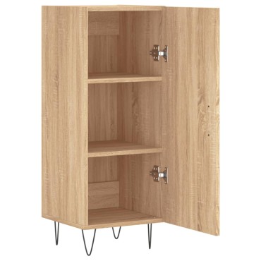 vidaXL Ντουλάπι Sonoma Δρυς 34,5x34x90cm από Επεξεργασμένο Ξύλο 1 τεμ.