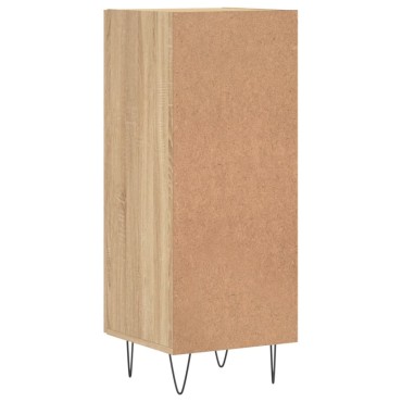 vidaXL Ντουλάπι Sonoma Δρυς 34,5x34x90cm από Επεξεργασμένο Ξύλο 1 τεμ.