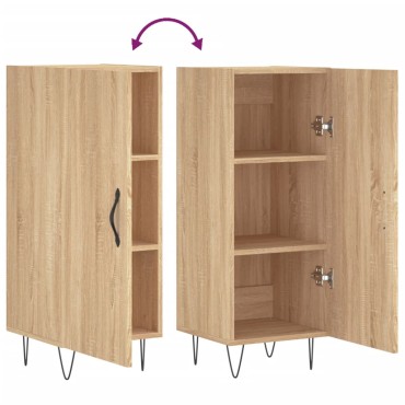 vidaXL Ντουλάπι Sonoma Δρυς 34,5x34x90cm από Επεξεργασμένο Ξύλο 1 τεμ.