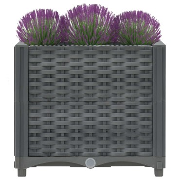 vidaXL Ζαρντινιέρα 40 x 40 x 38 εκ. από Πολυπροπυλένιο