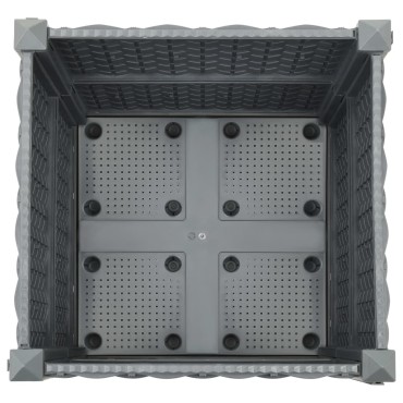 vidaXL Ζαρντινιέρα 40 x 40 x 38 εκ. από Πολυπροπυλένιο