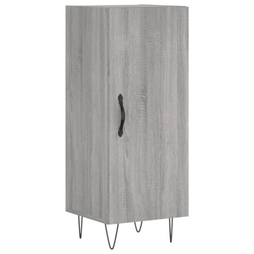 vidaXL Ντουλάπι Γκρι Sonoma 34,5x34x90cm από Επεξεργασμένο Ξύλο 1 τεμ.