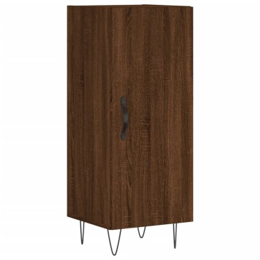 vidaXL Ντουλάπι Καφέ Δρυς 34,5x34x90cm Επεξεργασμένο Ξύλο 1 τεμ.