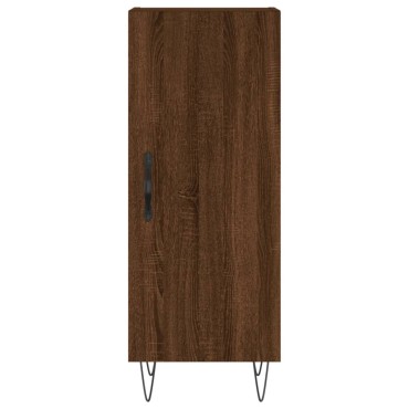 vidaXL Ντουλάπι Καφέ Δρυς 34,5x34x90cm Επεξεργασμένο Ξύλο 1 τεμ.