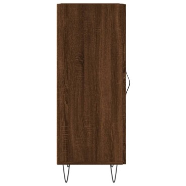 vidaXL Ντουλάπι Καφέ Δρυς 34,5x34x90cm Επεξεργασμένο Ξύλο 1 τεμ.