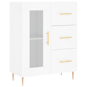 vidaXL Ντουλάπι Λευκό 69,5x34x90cm από Επεξεργασμένο Ξύλο 1 τεμ.