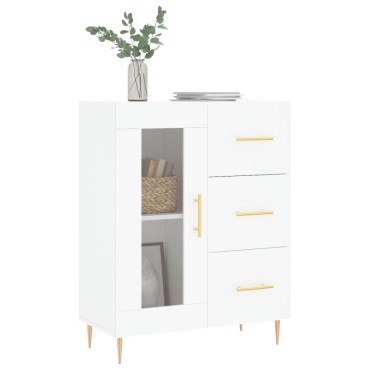 vidaXL Ντουλάπι Λευκό 69,5x34x90cm από Επεξεργασμένο Ξύλο 1 τεμ.