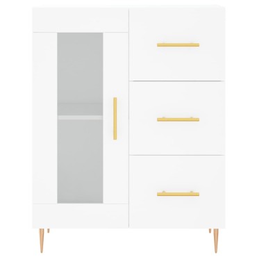 vidaXL Ντουλάπι Λευκό 69,5x34x90cm από Επεξεργασμένο Ξύλο 1 τεμ.