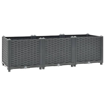 vidaXL Ζαρντινιέρα 120 x 40 x 38 εκ. από Πολυπροπυλένιο