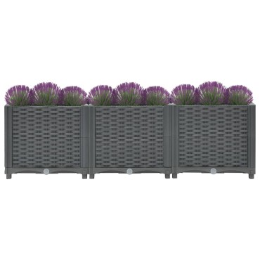 vidaXL Ζαρντινιέρα 120 x 40 x 38 εκ. από Πολυπροπυλένιο