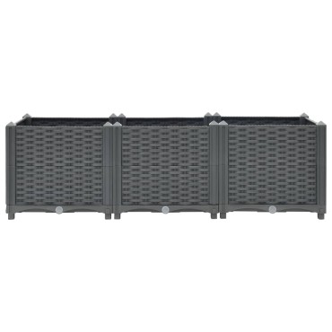 vidaXL Ζαρντινιέρα 120 x 40 x 38 εκ. από Πολυπροπυλένιο