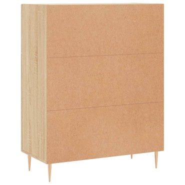 vidaXL Ντουλάπι Sonoma Δρυς 69,5x34x90cm από Επεξεργασμένο Ξύλο 1 τεμ.