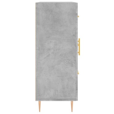 vidaXL Ντουλάπι Γκρι Σκυροδέματος 69,5x34x90cm Επεξεργασμένο Ξύλο 1 τεμ.