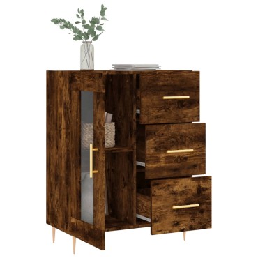 vidaXL Ντουλάπι Καπνιστή Δρυς 69,5x34x90cm Επεξεργασμένο Ξύλο 1 τεμ.