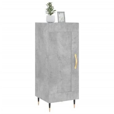 vidaXL Ντουλάπι Γκρι Σκυροδέματος 34,5x34x90cm Επεξεργασμένο Ξύλο 1 τεμ.