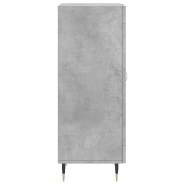 vidaXL Ντουλάπι Γκρι Σκυροδέματος 34,5x34x90cm Επεξεργασμένο Ξύλο 1 τεμ.