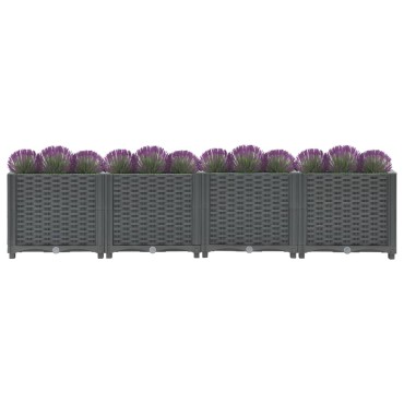 vidaXL Ζαρντινιέρα 160 x 40 x 38 εκ. από Πολυπροπυλένιο