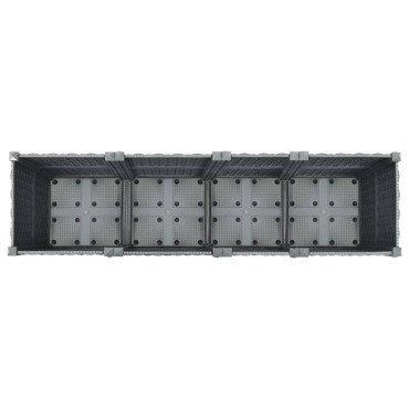 vidaXL Ζαρντινιέρα 160 x 40 x 38 εκ. από Πολυπροπυλένιο