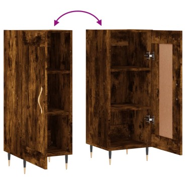 vidaXL Ντουλάπι Καπνιστή Δρυς 34,5x34x90cm Επεξεργασμένο Ξύλο 1 τεμ.