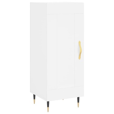 vidaXL Ντουλάπι Λευκό 34,5x34x90cm από Επεξεργασμένο Ξύλο 1 τεμ.