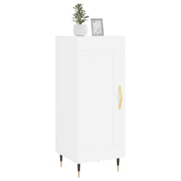 vidaXL Ντουλάπι Λευκό 34,5x34x90cm από Επεξεργασμένο Ξύλο 1 τεμ.