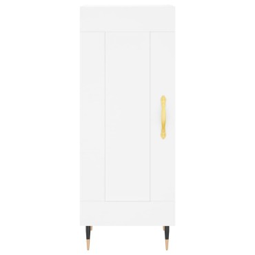 vidaXL Ντουλάπι Λευκό 34,5x34x90cm από Επεξεργασμένο Ξύλο 1 τεμ.