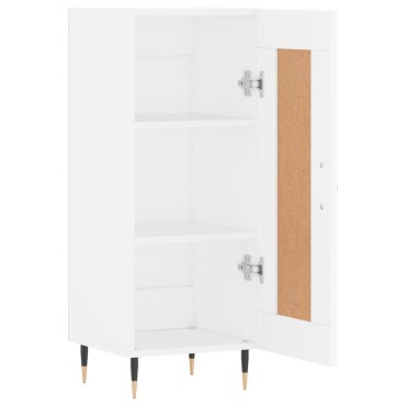 vidaXL Ντουλάπι Λευκό 34,5x34x90cm από Επεξεργασμένο Ξύλο 1 τεμ.
