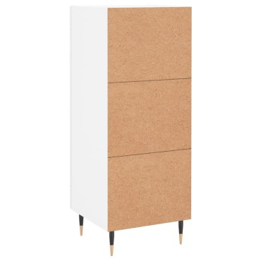 vidaXL Ντουλάπι Λευκό 34,5x34x90cm από Επεξεργασμένο Ξύλο 1 τεμ.