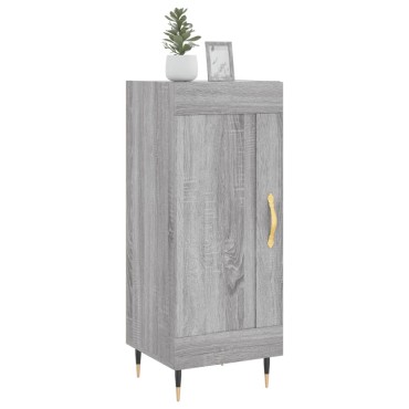 vidaXL Ντουλάπι Γκρι Sonoma 34,5x34x90cm από Επεξεργασμένο Ξύλο 1 τεμ.