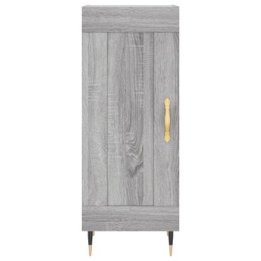 vidaXL Ντουλάπι Γκρι Sonoma 34,5x34x90cm από Επεξεργασμένο Ξύλο 1 τεμ.