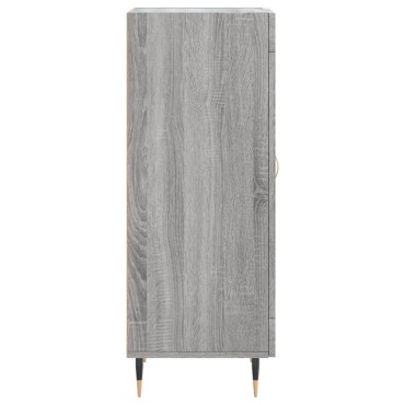 vidaXL Ντουλάπι Γκρι Sonoma 34,5x34x90cm από Επεξεργασμένο Ξύλο 1 τεμ.