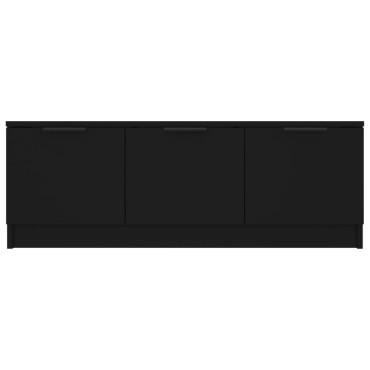vidaXL Έπιπλο Τηλεόρασης Μαύρο 102x35x36,5cm Επεξεργασμένο Ξύλο
