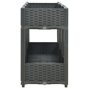 vidaXL Ζαρντινιέρα 120 x 40 x 71 εκ. από Πολυπροπυλένιο