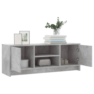 vidaXL Έπιπλο Τηλεόρασης Γκρι Σκυρ. 102x30x37,5cm Επεξ. Ξύλο
