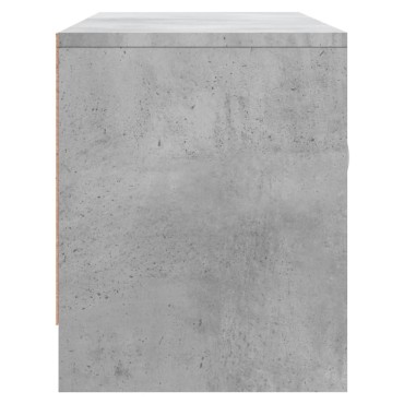 vidaXL Έπιπλο Τηλεόρασης Γκρι Σκυρ. 102x30x37,5cm Επεξ. Ξύλο