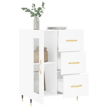 vidaXL Ντουλάπι Λευκό 69,5x34x90cm από Επεξεργασμένο Ξύλο 1 τεμ.