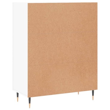 vidaXL Ντουλάπι Λευκό 69,5x34x90cm από Επεξεργασμένο Ξύλο 1 τεμ.